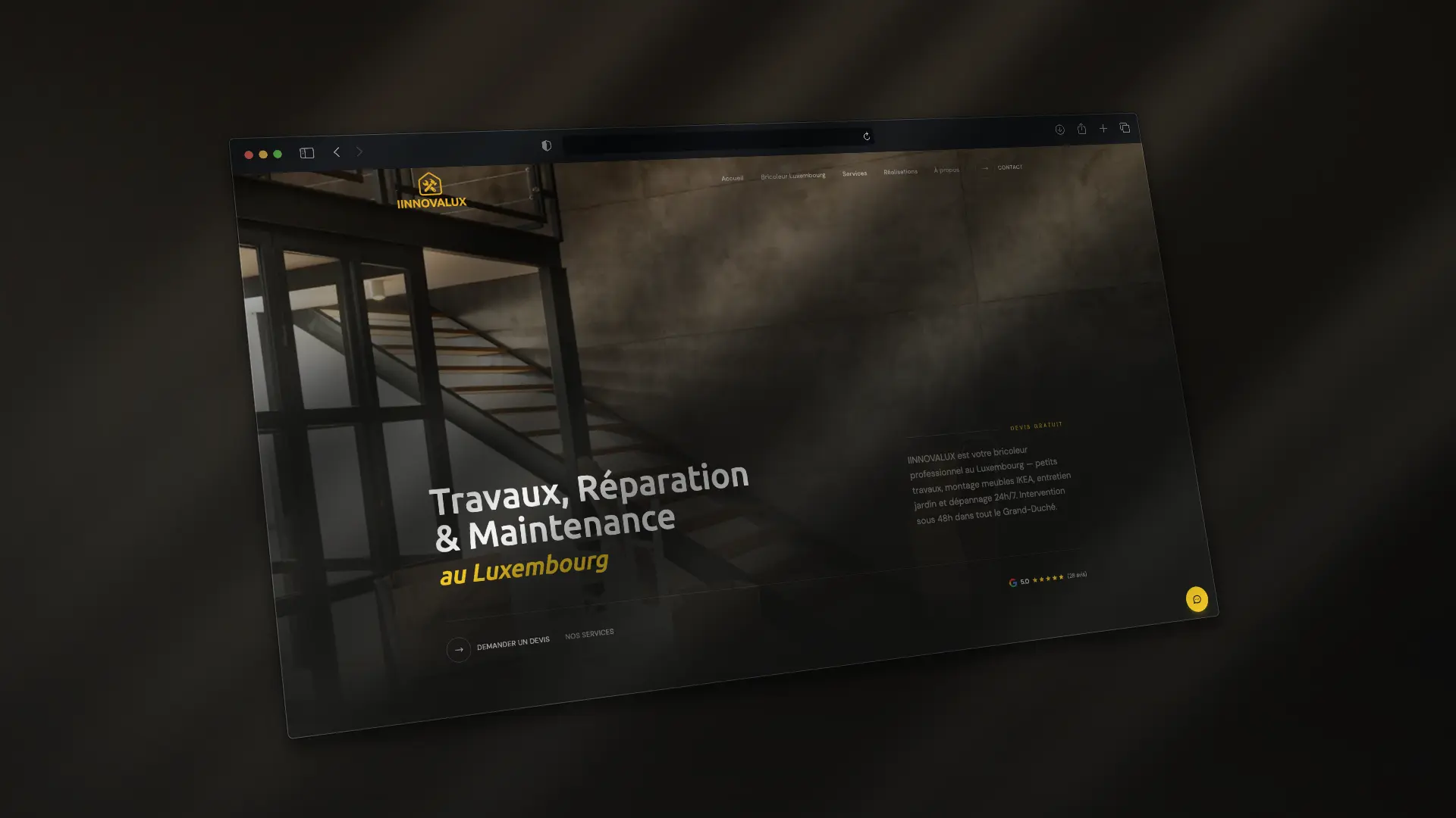 Site web INNOVALUX