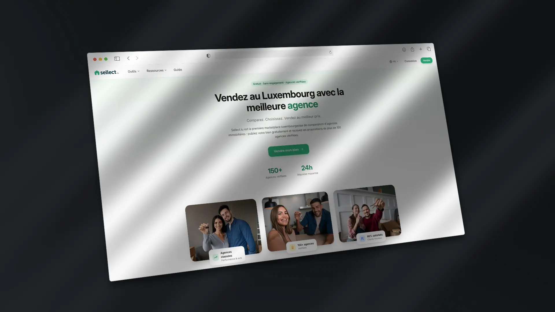 Site web Sellect.lu