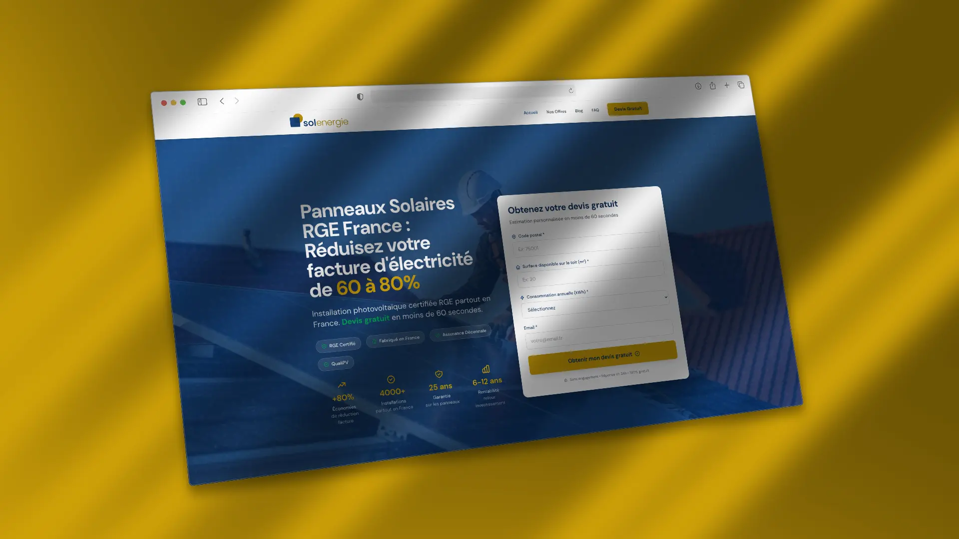 Site web Solenergie