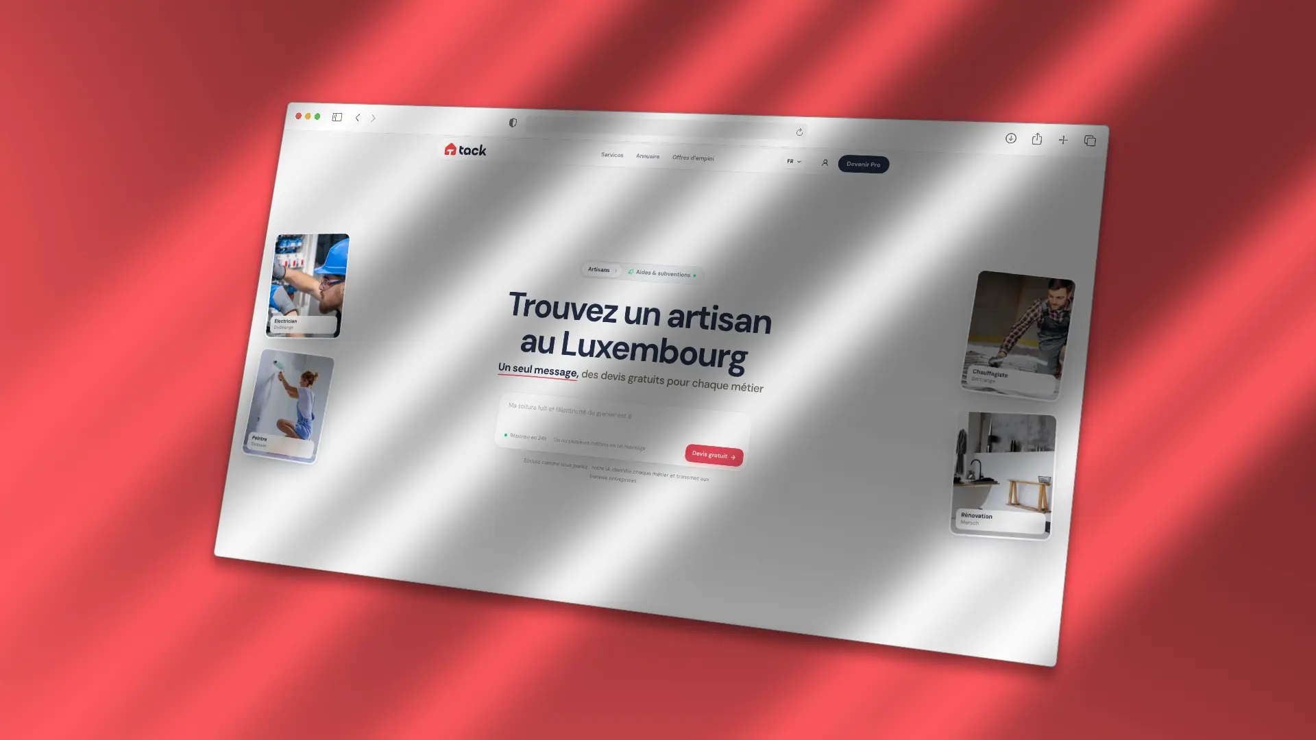 Site web Tack.lu